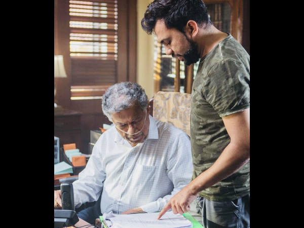 An Ailing Girish Karnad Shot For Tiger Zinda Hai With Two Tubes In His Nose