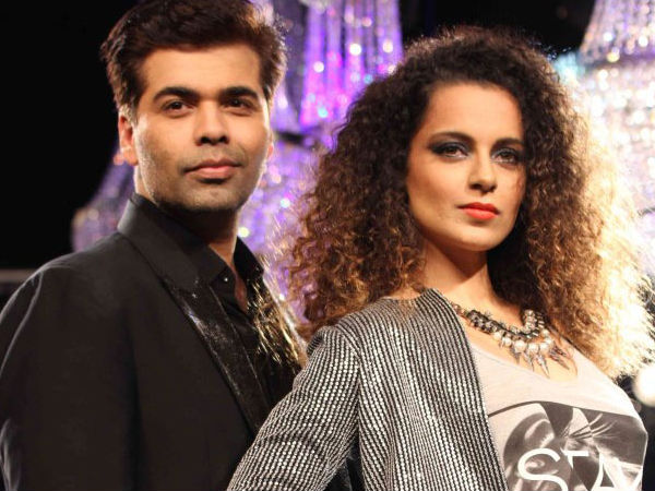 Kangana Lashes Out At Karan Johar Again