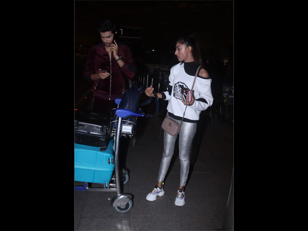 Parth Samthaan & Erica Fernandes Spotted At Airport