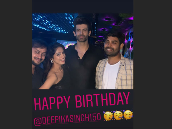 Namik Paul At Deepika’s B’day Party