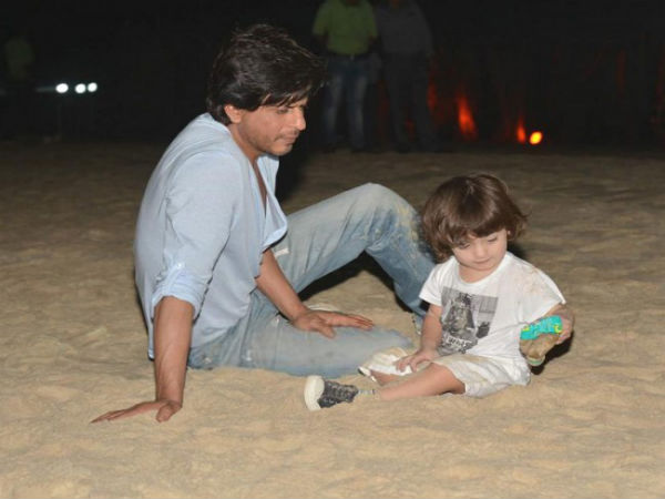 Shahrukh On AbRam