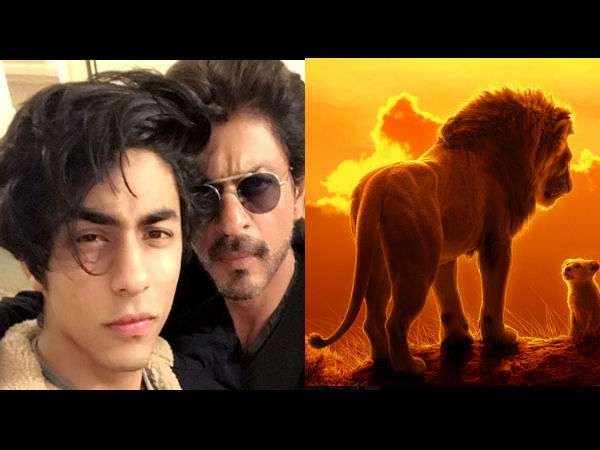 SRK On Working With His Son Aryan In The Lion King SRK On Working With His Son Aryan In The Lion King
