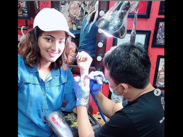 Hairipriya Gets Her Second Tattoo In Bali While On A Vacation Asks Fan To Guess What It Is Filmibeat
