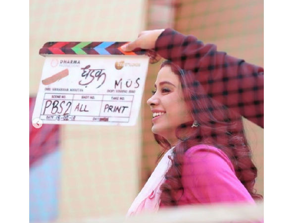 Dhadak Stars Share Behind The Scenes Pictures