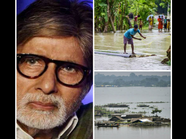 Assam Floods: Big B Donates Rs. 51 Lakhs To Relief Fund Assam Floods: Big B Donates Rs. 51 Lakhs To Relief Fund