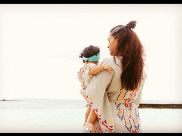 Neha & Baby Mehr Twin In Breezy Outfits!