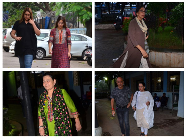 TV Actors Attend Vidya’s Funeral