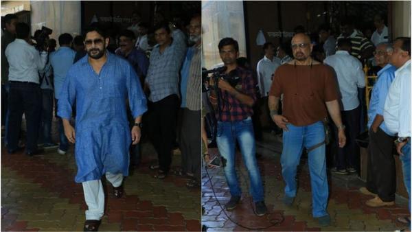 Arshad Warsi Pays His Respects