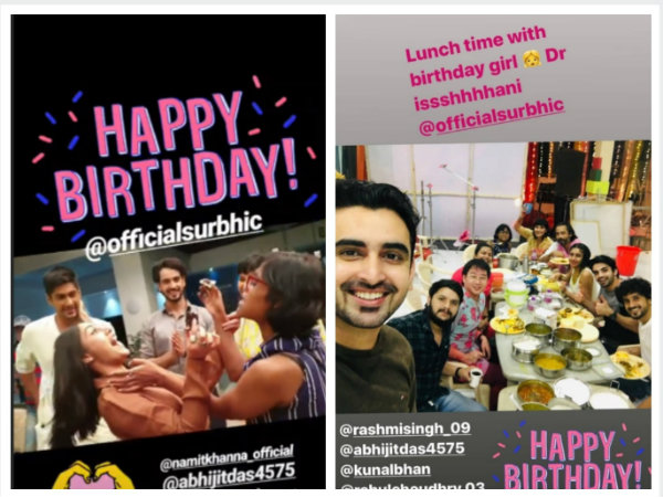 The Actress Celebrates Birthday With Sanjivani Team