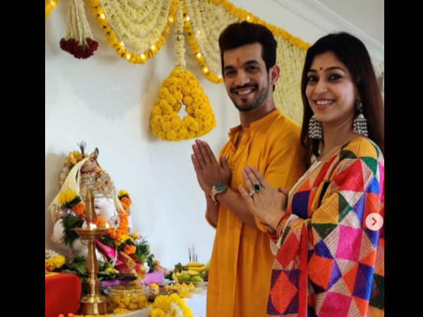 Arjun Bijlani Welcomes 'Bappa' Home