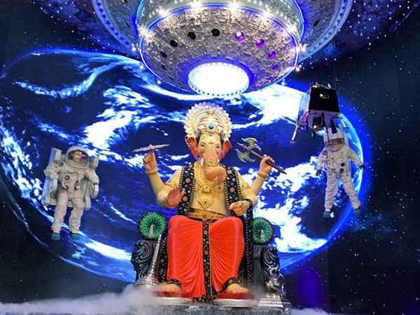 ISRO-Themed Pandal