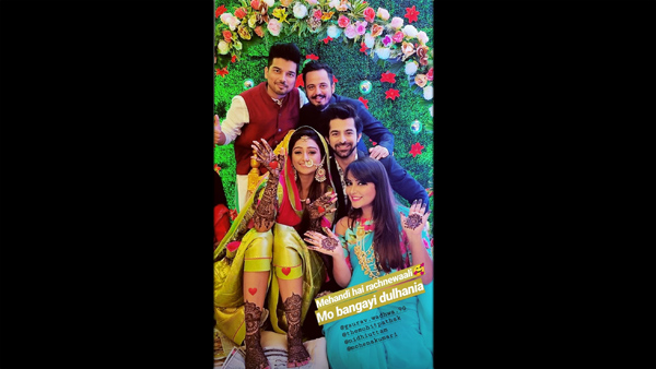 Nidhi Uttam & Gaurav Wadhwa Pose With Mohena