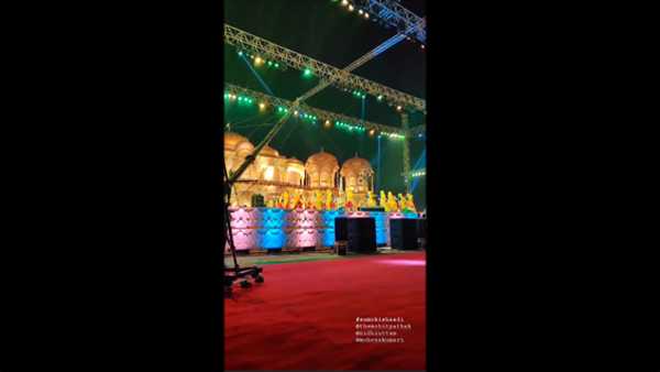 Grand Set-up For The Actress’s Sangeet