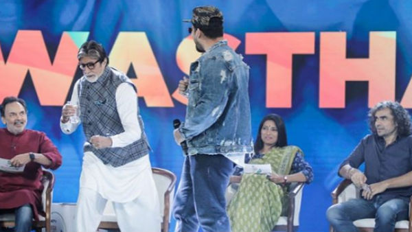 Amitabh Grooves To Naezy’s Rap Anthem, Ranveer Is Delighted! Amitabh Grooves To Naezy’s Rap Anthem, Ranveer Is Delighted!