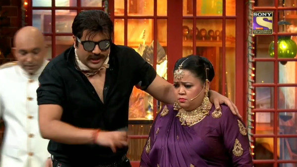 Bharti Singh Dressed As Madhuri Dixit