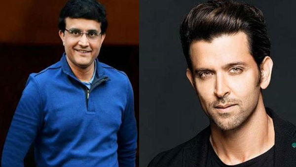 Ganguly Wants Hrithik To Play His Role In His Biopic Ganguly Wants Hrithik To Play His Role In His Biopic