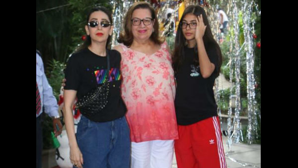 Karisma, Babita And Samiera Make It To The B'Day Bash