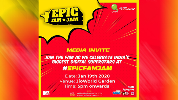 Epic Fam Jam: 5 Reasons Why You Need To Attend Indias Biggest Fan Festival Epic Fam Jam: 5 Reasons Why You Need To Attend Indias Biggest Fan Festival