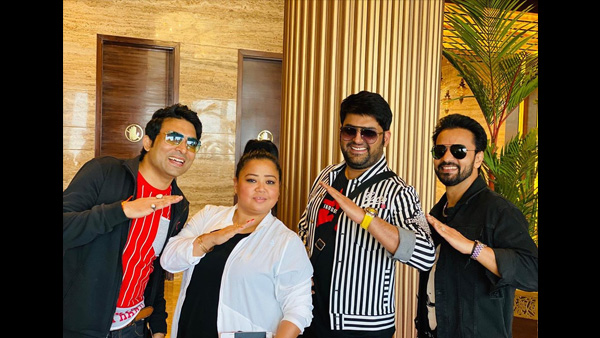 Kapil Sharma With His Team