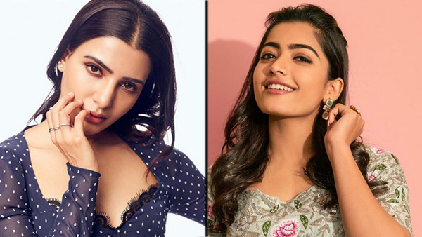 Samantha Akkineni and Rashmika Mandanna Samantha Akkineni and Rashmika Mandanna