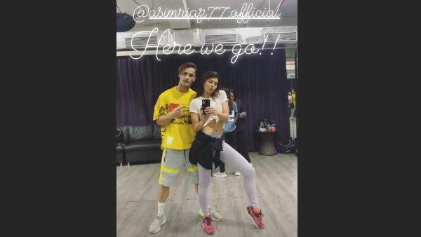 Asim & Jacqueline Rehearsing For Music Video