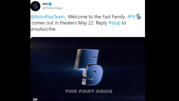 F9 Team Tweets…