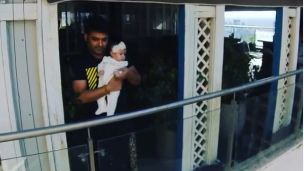 Kapil Sharma With His Little Daughter