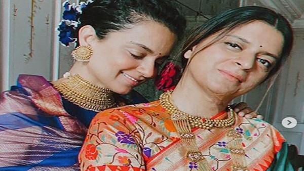 Kangana Ranaut with Rangoli Chandel Kangana Ranaut with Rangoli Chandel