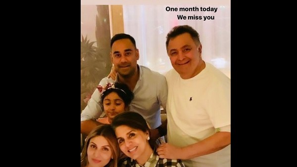 Riddhima Kapoor Pays Tribute To Her Late Father