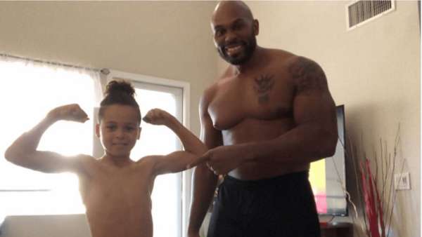 Shad Gaspard With Son