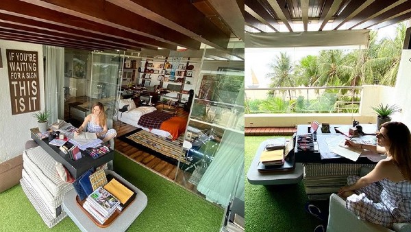 The Makeshift Outdoor Workspace
