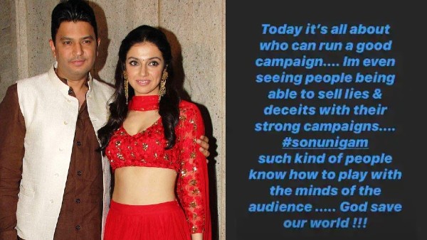 Divya Khosla Kumar Lashes Out At Sonu Nigam