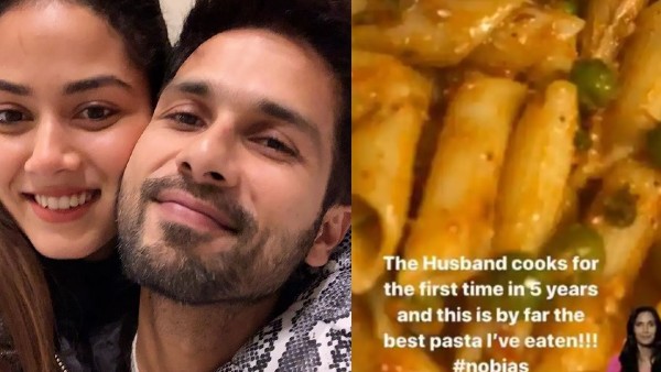 Shahid Kapoor Cooks Pasta For Wife Mira Rajput Shahid Kapoor Cooks