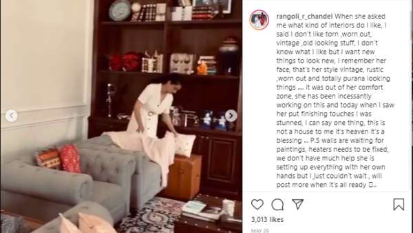 Kangana Ranaut On Rangoli's New House