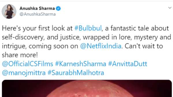Anushka Sharma's Tweet