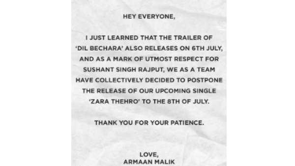 Armaan Malik's Post