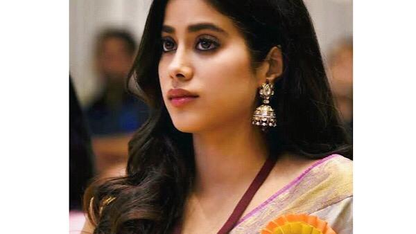 Janhvi Shared A Glimpse Of Her Favourite Saree
