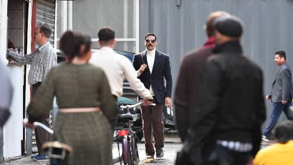 Akshay Kumar On Set