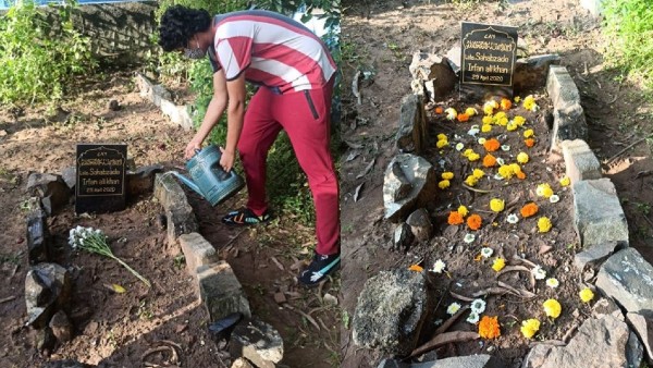 Irrfan's Son Shares Pictures Of Late Actor's Grave