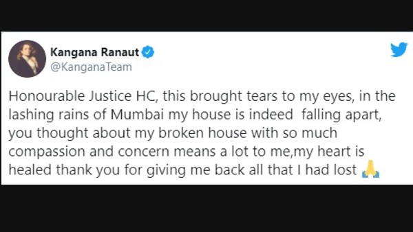 Kangana Ranaut Tears Up