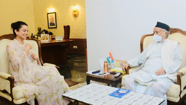 On Sunday, Kangana Visited Maharashtra Governor Bhagat Singh Koshyari To Discuss About The Unjust Treatment Given To Her During Her Mumbai Stay