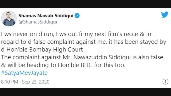 Shamas Siddiqui Reacts To Anjana's Allegations