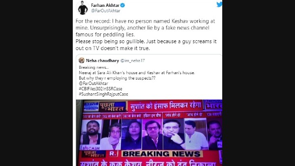 Farhan Akhtar Dismisses A Media Report