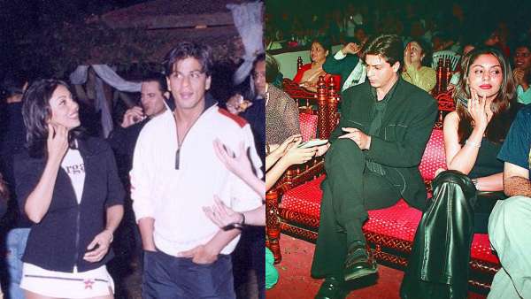 Gauri Khan With SRK During An Award Show
