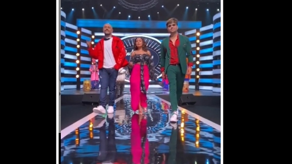 Vishal, Neha & Himesh On Indian Idol 12 Stage