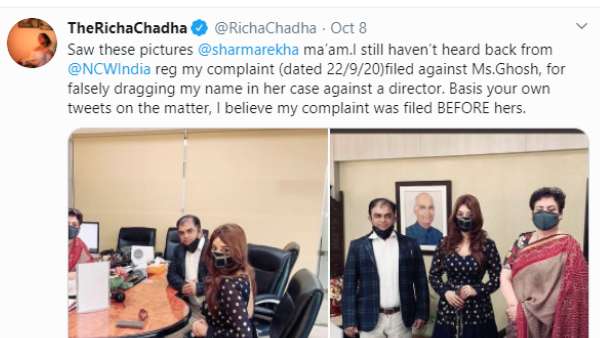 Richa Chadha's Tweet