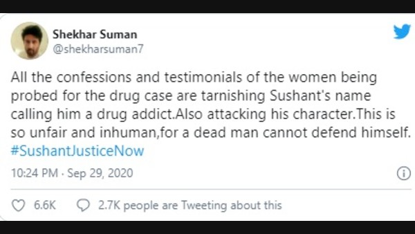 Shekhar Suman Takes A Dig At Actresses Being Probed By NCB