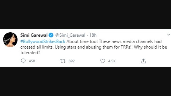 Simi Garewal's Reaction To Bollywood's Lawsuit