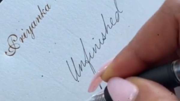 Priyanka Chopra On Unfinished