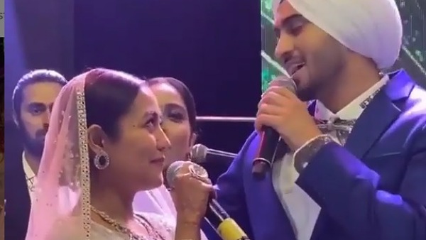 Neha-Rohan Sing & Dance At Their Reception